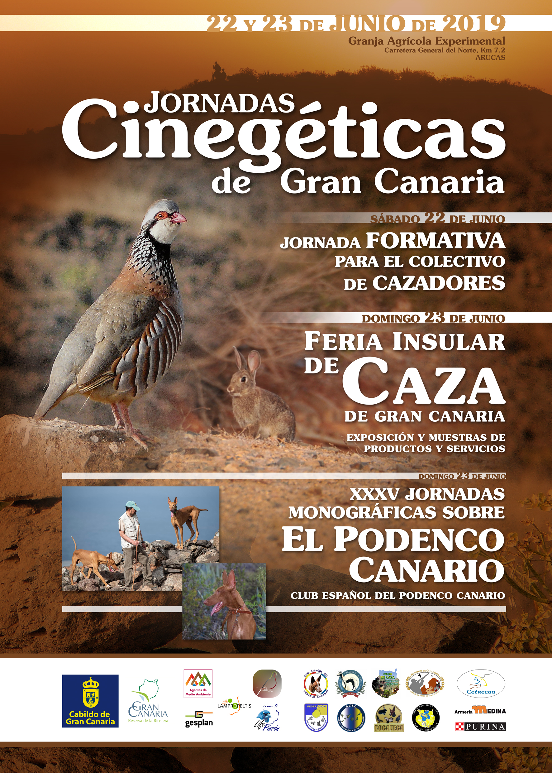 Jornadas Cinegéticas de Gran Canaria - 22 y 23 de junio 2019